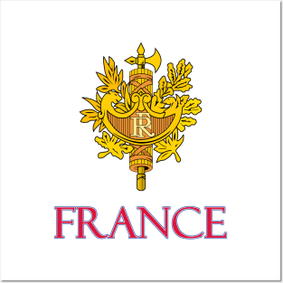 France - Coat of Arms Design Posters and Art